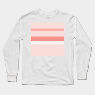 A limited assortment of Isabelline, Pale Pink, Melon (Crayola) and Peachy Pink stripes. Long Sleeve T-Shirt